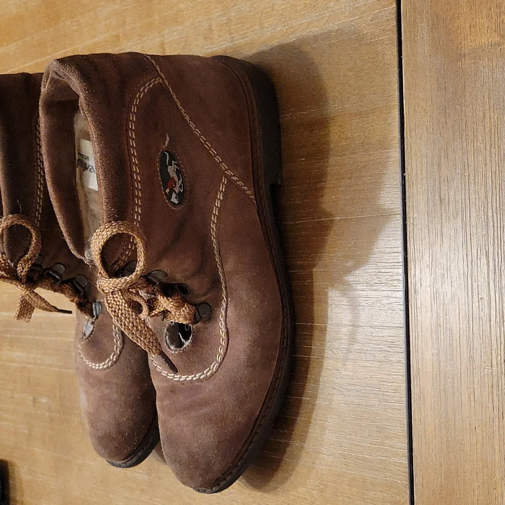 VINTAGE FAYVA SUEDE RIDING BOOTS - Picture 3 of 13